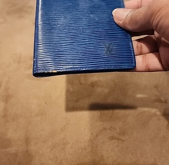 Louis Vuitton Blue, Yellow, and Brown Wallet Set - Picture 3 of 14